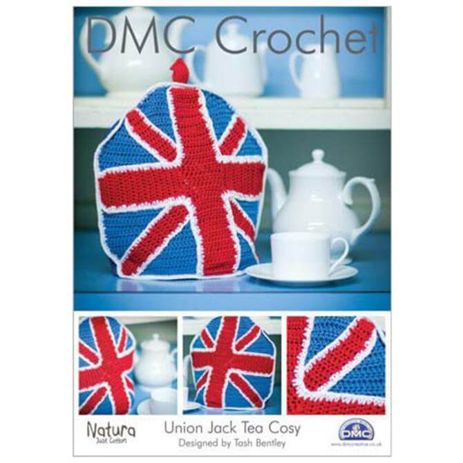 DMC Union Jack Tea Cosy Crochet Pattern